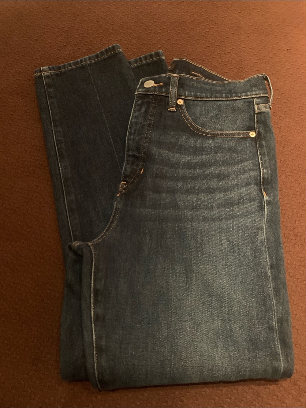 Banana Republic Women's High-Rise Dark Blue Stretch Jeans